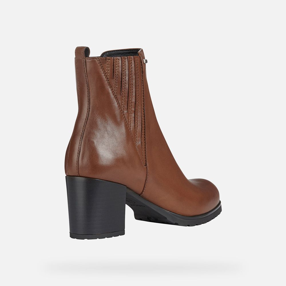 Geox Bayan Ankle Bot Kahverengi - New Lise Abx - JCK-865492